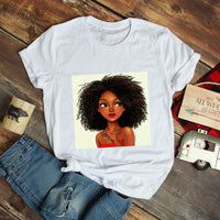 Women's T-Shirt with African Print design - Collections By Jay
