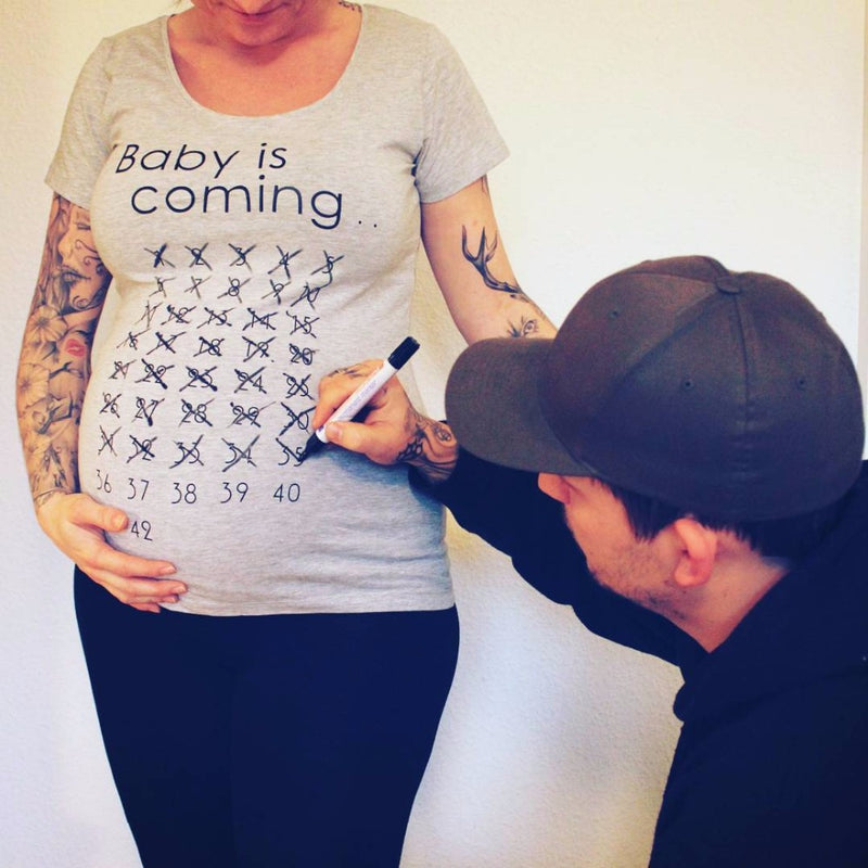 Baby Is Coming Pregnancy T-shirt - Collections By Jay