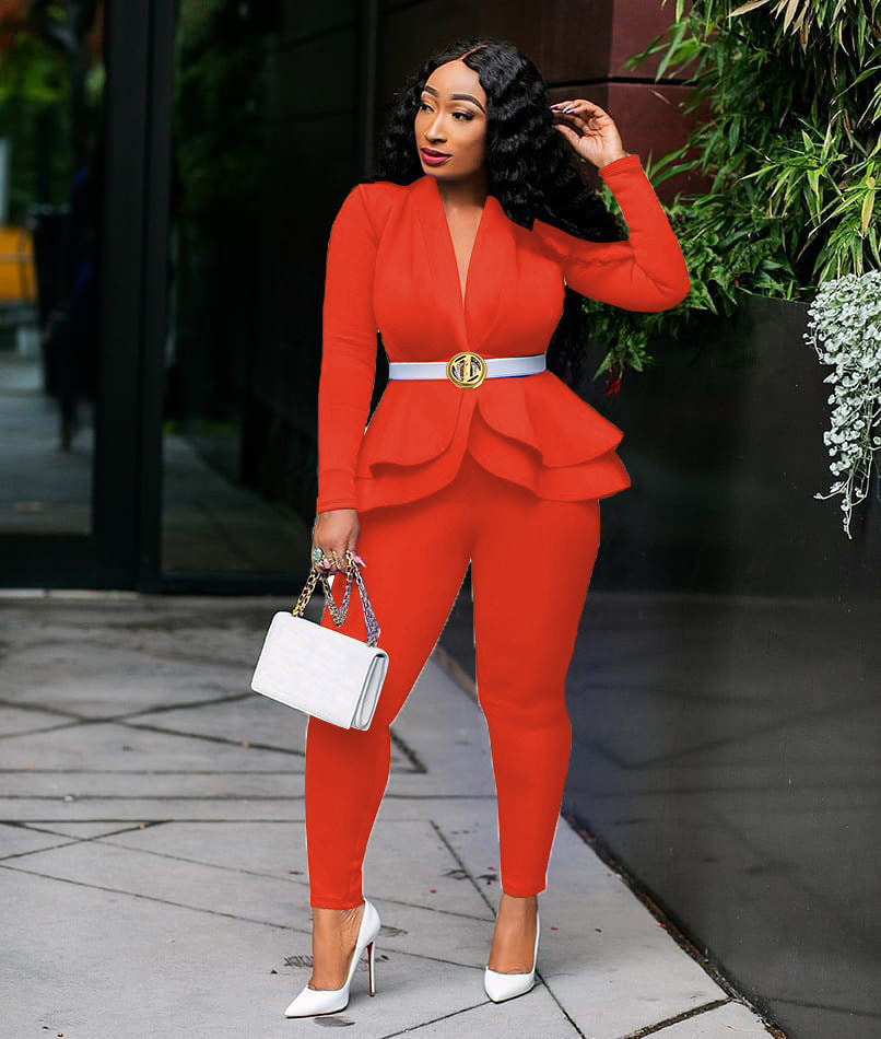 Women's Two Piece Pant Suit - Collections By Jay