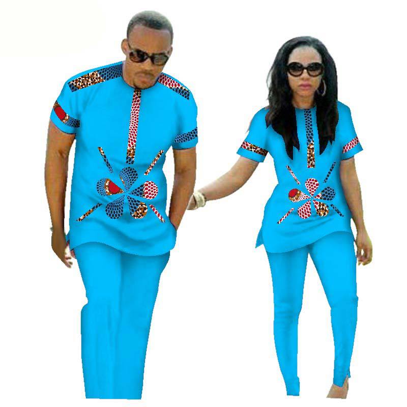 His And Her's African Pant Suit - Collections By Jay