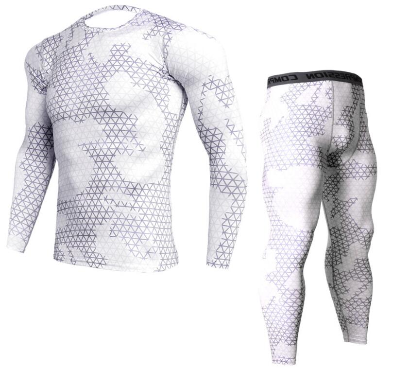 Fashionable Crossfit T-shirt Compression Brand Clothing Joggers for Men, paired with Camouflage Pants & T-Shirt Sets - Collections By Jay