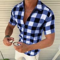 Men's Zipper Short Sleeve T-Shirt - Collections By Jay