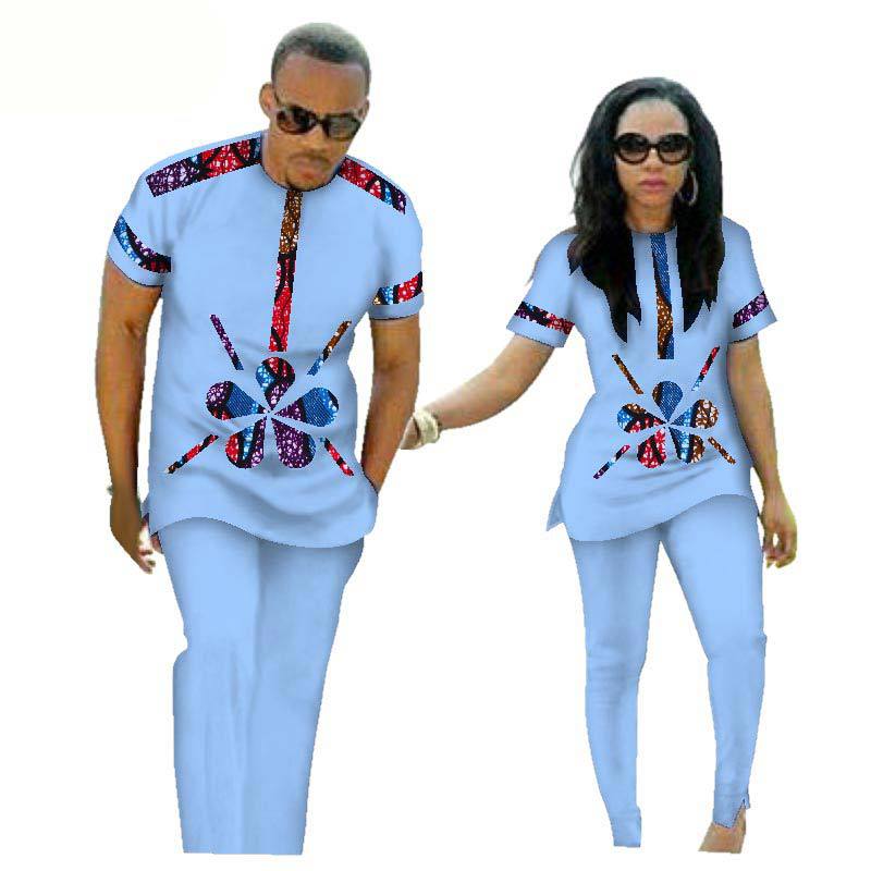 His And Her's African Pant Suit - Collections By Jay