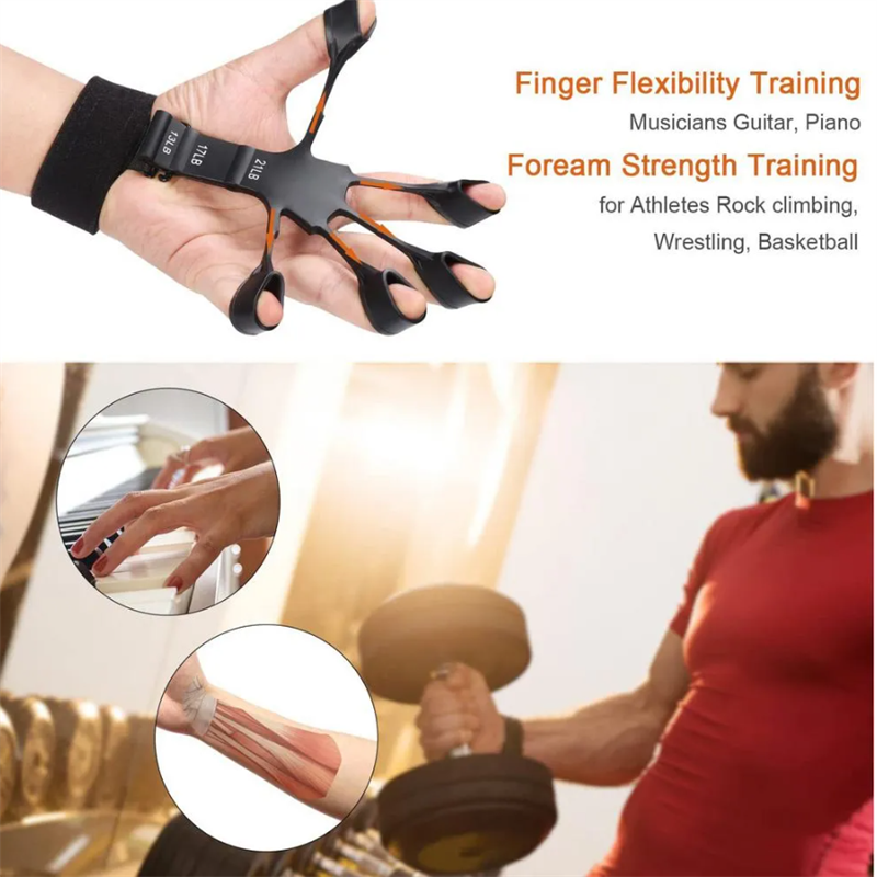 Silicone Grip Finger Exercise Stretcher - Collections By Jay
