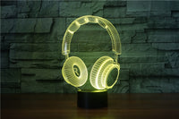 Decorative table lamp with the illusion of stereo earphones - Collections By Jay