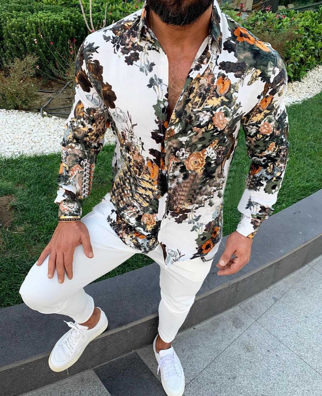 Men's  Print Sexy Casual Shirt - Collections By Jay