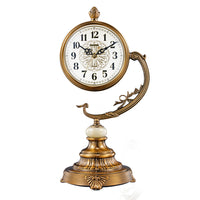 European Style Living Room/Desk Copper-Plated Clock - Collections By Jay