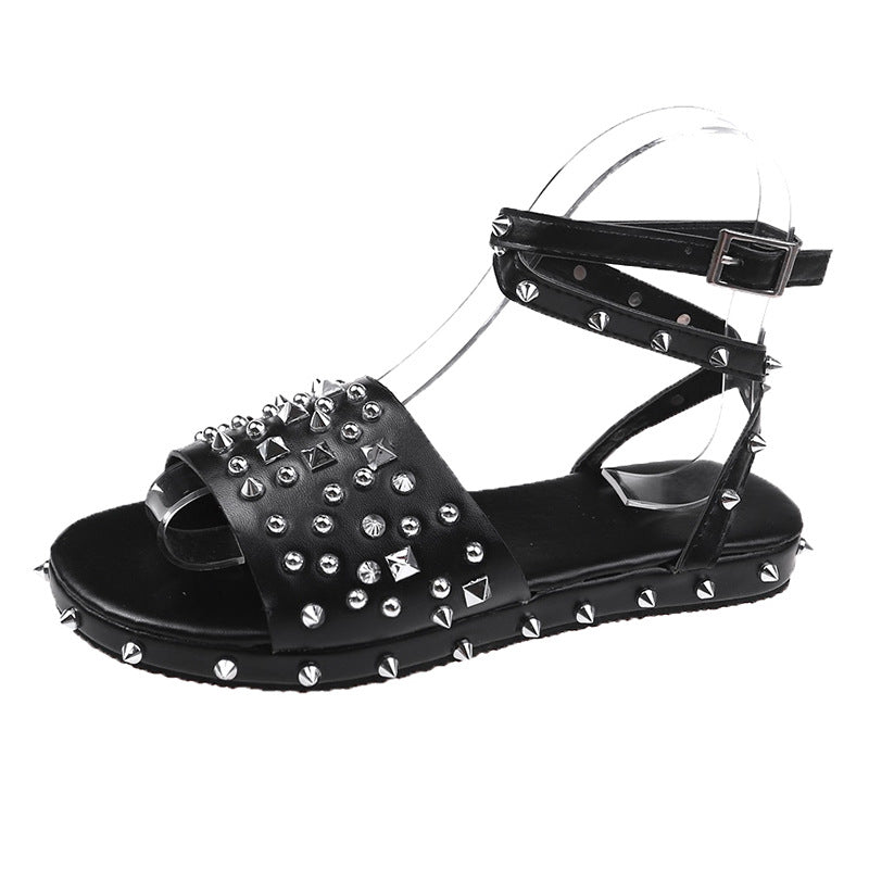 Women's Rivetted Sandals - Collections By Jay