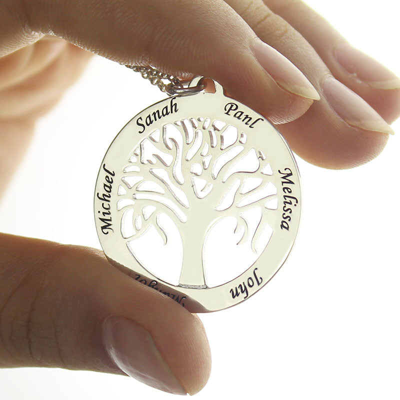 Family Tree Of Life English Alphabet Necklace - Collections By Jay