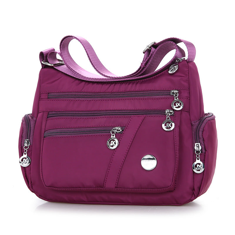 High Capacity Waterproof Women's Casual Crossbody Shoulder Bag with Multi-Pocket Design - Collections By Jay