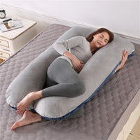 Cotton U Shaped Versatile Pillow: Maternity And Individuals Needing Ergonomic Support - Collections By Jay