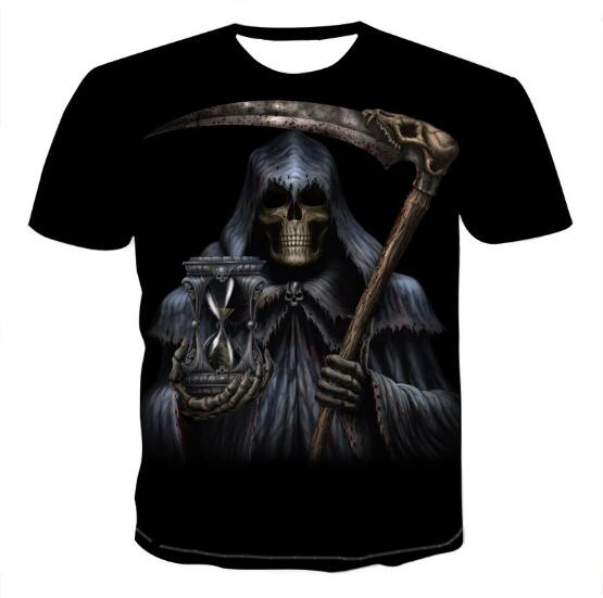 Mens 3D Skull T shirt - Collections By Jay
