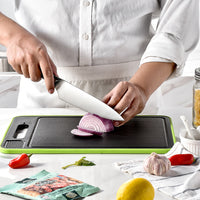Double-side Cutting Board With Defrosting Function, And Knife Sharpener - Collections By Jay